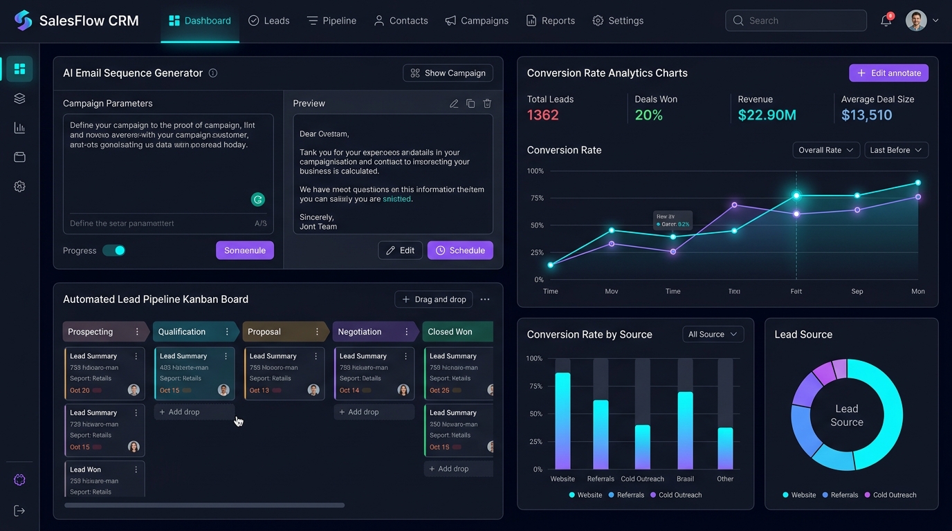SalesFlow CRM π―