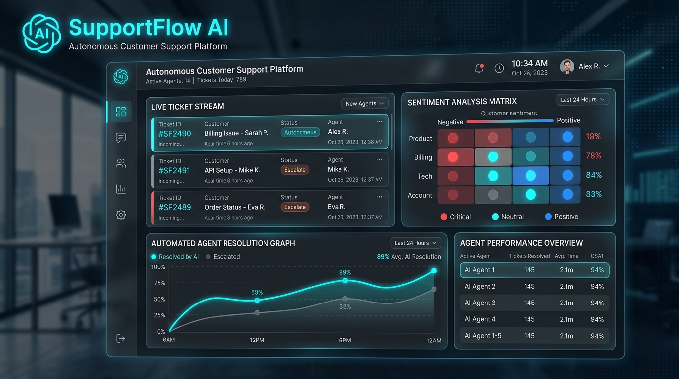 SupportFlow AI π¬